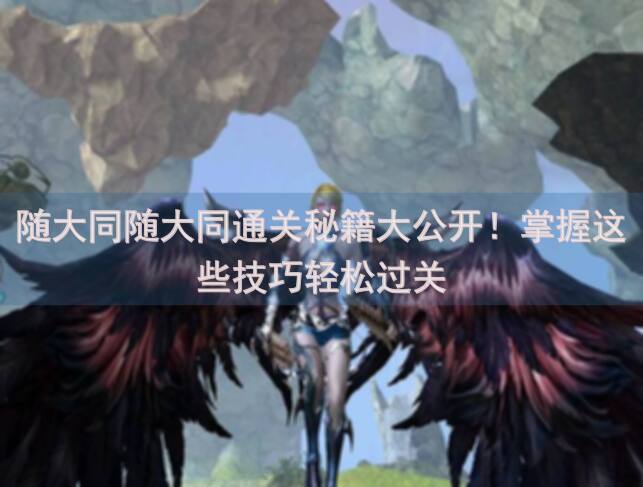 随大同随大同通关秘籍大公开！掌握这些技巧轻松过关